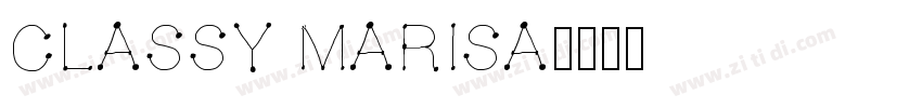 CLASSY MARISA字体转换
